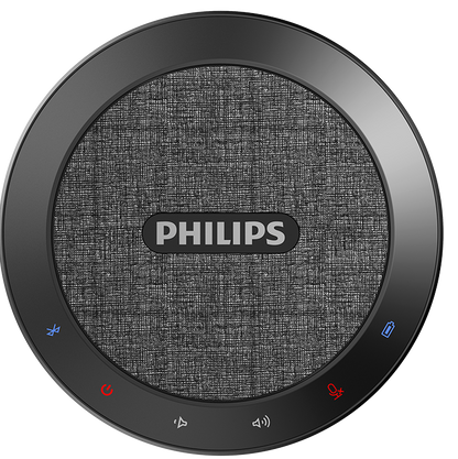 Philips PSE0401 Portable Speakerphone | Best Speaker for Conferences, Remote Work, and Online Meetings.