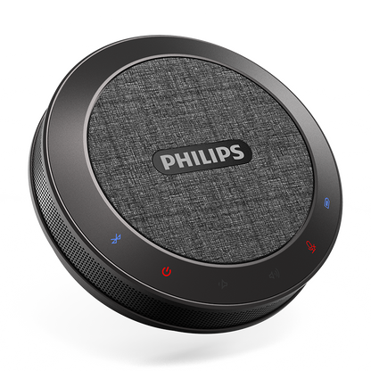 Philips PSE0401 Portable Speakerphone | Best Speaker for Conferences, Remote Work, and Online Meetings.