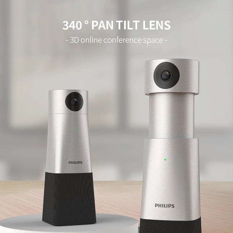 Philips PSE0550 | Best Corporate Meeting and Content Creation Camera with Speech to Text Integration.