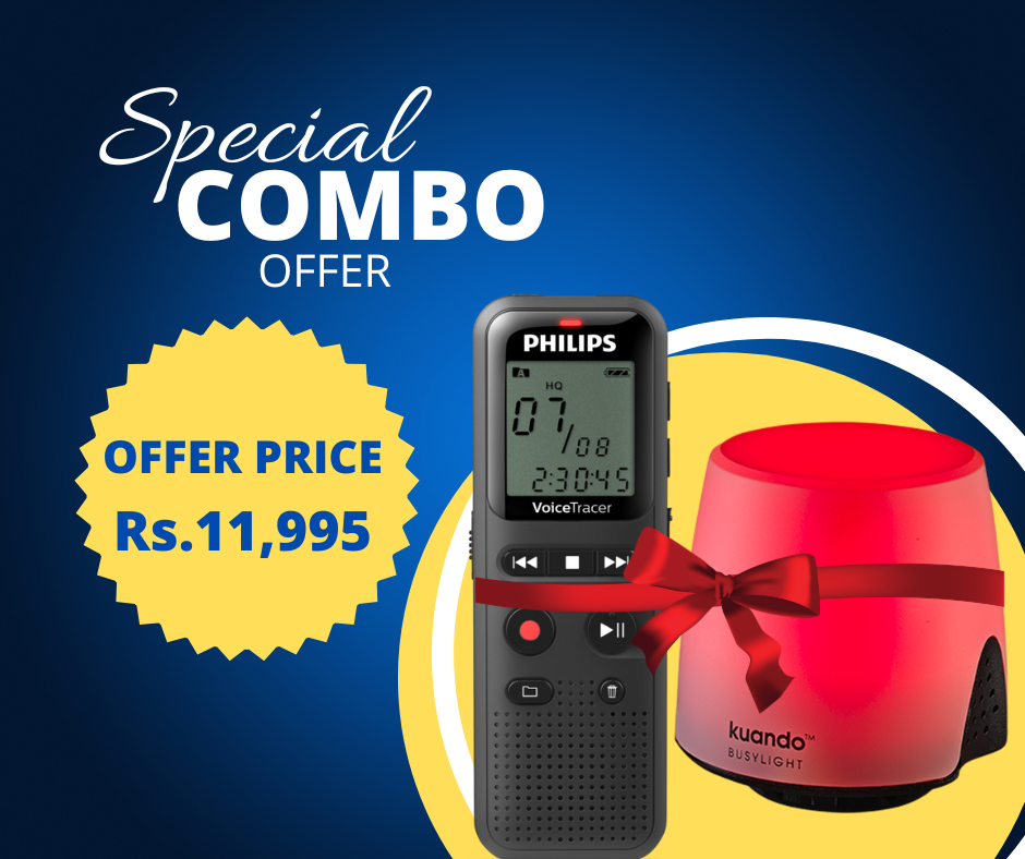 VoiceTracer (Audio Recorder DVT1160) + Busylight Omega