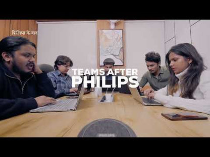 Philips PSE0401 Portable Speakerphone | Best Speaker for Conferences, Remote Work, and Online Meetings.